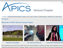 Tablet Screenshot of apics-vc.org